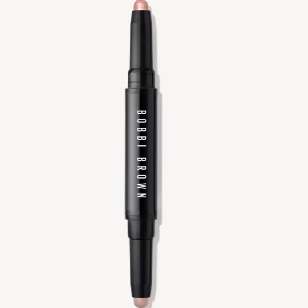 BOBBI BROWN Pink Mercury Shimmer/Nude Beach Matte Dual-Ended Long-Wear Cream